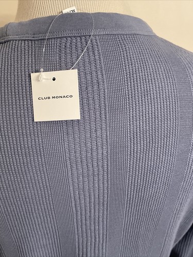 CLUB MONACO VARIGATED WFFLE NEW MEN'S CREWNECK SWEATER SIZE XL - Picture 9 of 14
