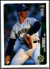1996 Collector's Choice #192 Steve Sparks - Rookie RC FREE SHIPPING!