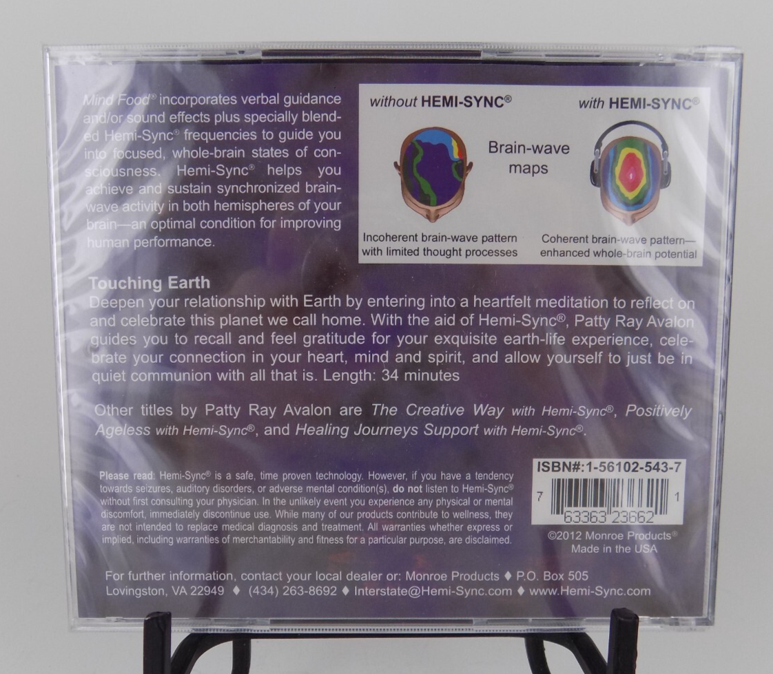 BRAND NEW and SEALED Hemi Sync - Touching Earth on CD! FREE