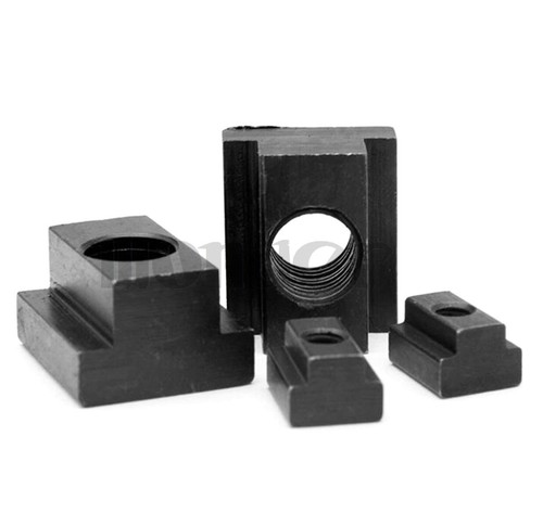 Nero M6-M16 8.8 Acciaio al Carbonio #45 T-Slot Dado Morsetto Fessura Fresa T Blocco Scorrevole - Foto 1 di 12