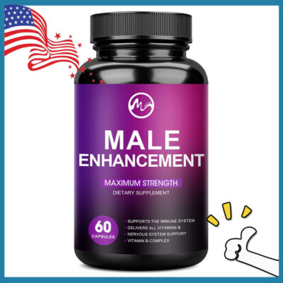 Best Male Enhancement Capsules,enlarger, Bigger,Longer,Growth,Thicker- 60 Pills