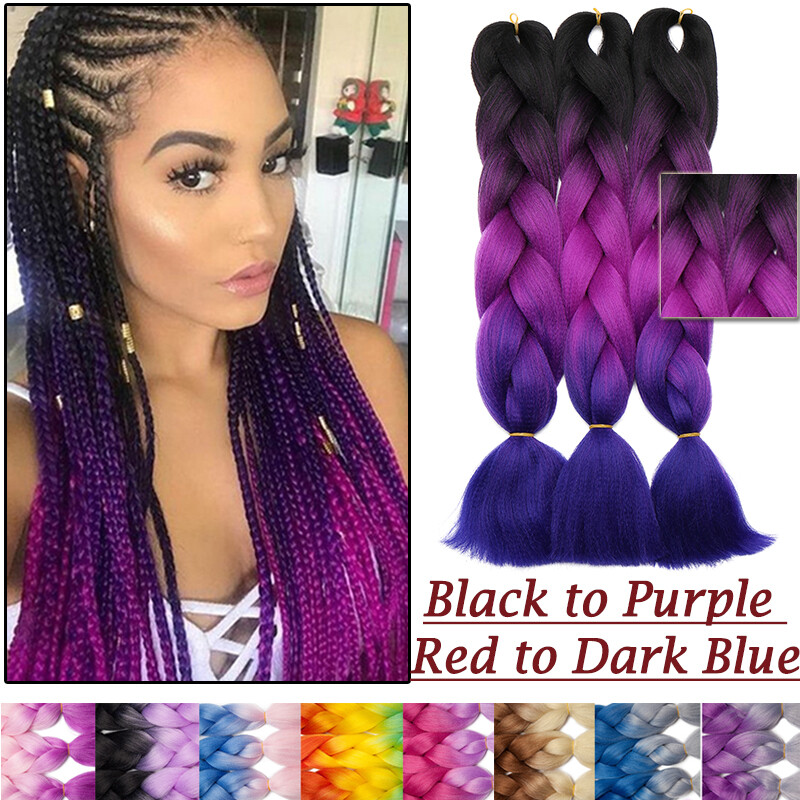 Black to Purple Red to Dark Blue