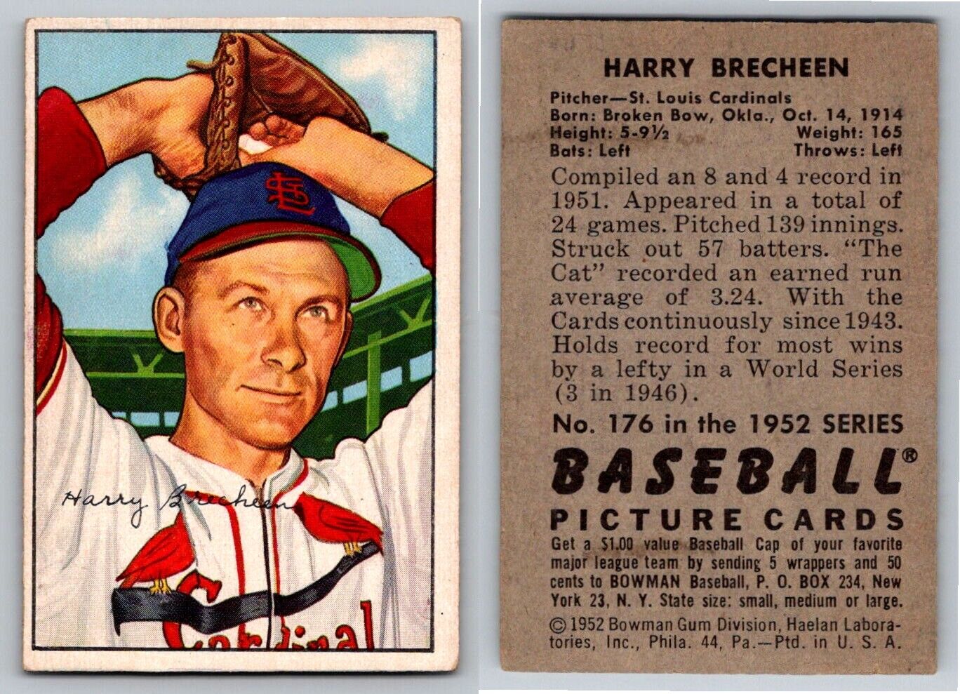 1952 BOWMAN Baseball - Complete Your Set (1-252) - Set Break - U Pick & Save - Picture 175 of 248