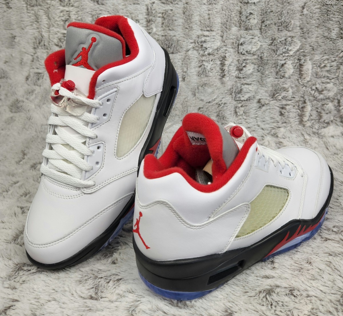 Nike Air Jordan 5 Low Golf Fire Red Men's Shoes Size 7.5
