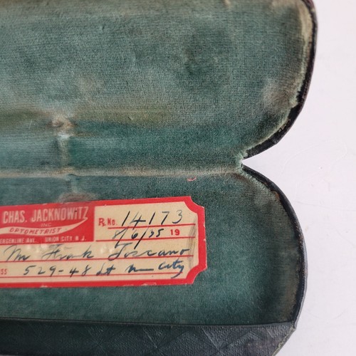 Shuron Spectacle Eyeglasses Rimless Wire Octagon Case Union City NJ 1935 - Picture 11 of 14