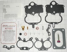 1960-67 CARB KIT STROMBERG WWC 2 BARREL DODGE 361" 383" ETHANOL TOLERANT