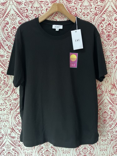 CHE MENS PRINTED T-SHIRT IN BLACK Size Medium BNWT