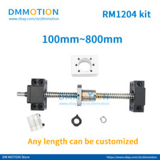 SFU1204 RM1204 100 200 300 400 450 500 550 600mm + Nut Bracket Coupling BK10BF10