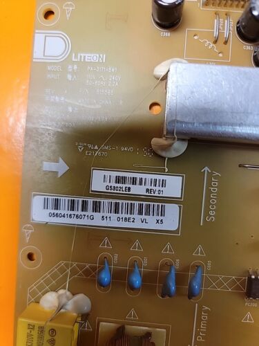Vizio E55-C2 Power Supply Board 815565 - Picture 2 of 3