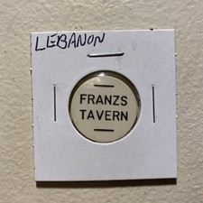 Franzs Tavern Lebanon PA Good For 25� In Trade Token. Our # C655