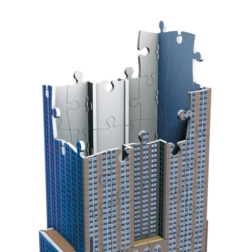 Puzzle 3D Ravensburger Empire State Building New York 216 Pezzi - Immagine 3 di 3