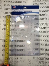 READING MAGNIFYING SHEET Fresnel Lens 3X Magnification Magnifier 1Sheet/Pk