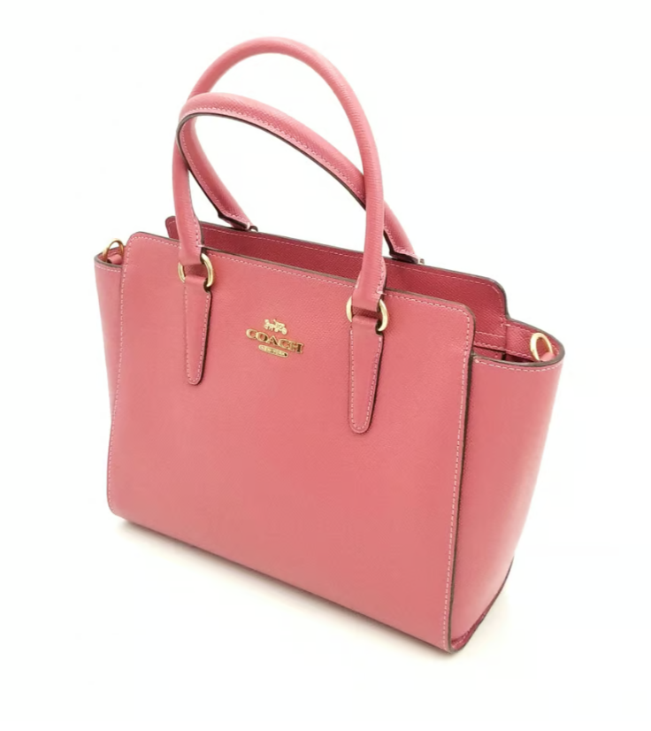 Coach Coral Pink Tote with Matching Wallet Set | eBay