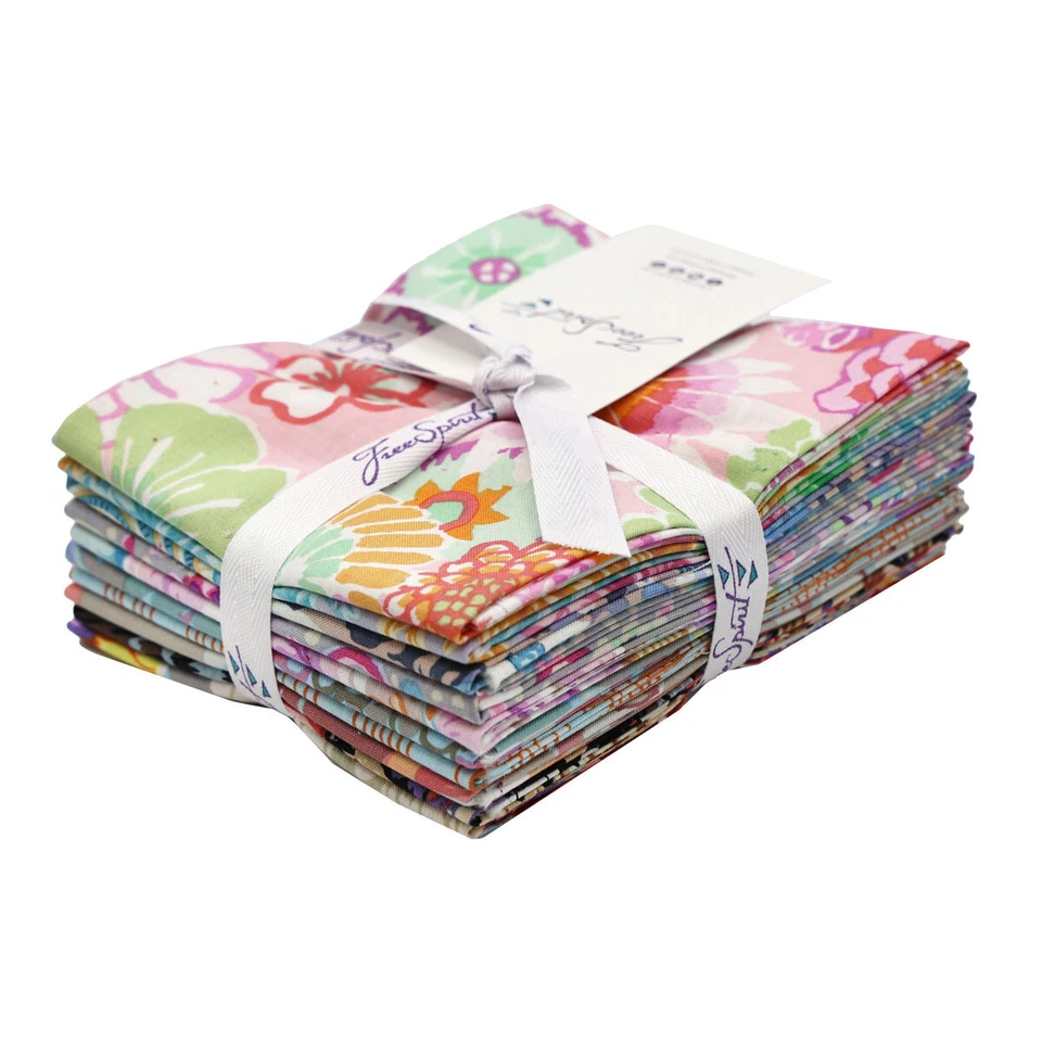 Kaffe Fassett Collective's August 2023. Free Spirit FQ bundles Pastel, Hot, Cool - Image 3 of 4