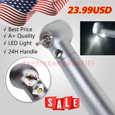 Burr E-generator Dental LED Fiber Optic High Speed Handpiece 2/4hole YM