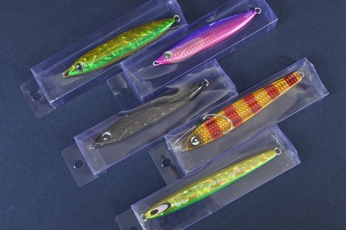 Set of 5 Metal Jigs Daiwa Valleyhill Jig 130~165g Bait Saltwater Jigging Japan