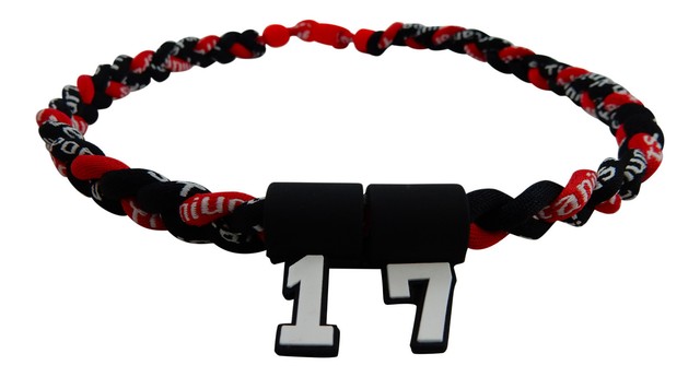 PICK YOUR NUMBER KIDS Red Black Rojo Braided Tornado Necklace Baseball Softball PICK YOUR NUMBER KIDS Red Black Rojo Braided Tornado Necklace Baseball Softball