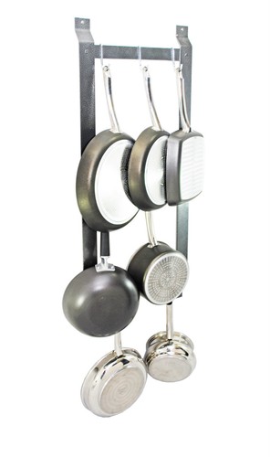 Rogar Ultimate Wall Mounted Pot Rack Vertical/Horizontal Available in 3 Colors - 第 9/16 張圖片