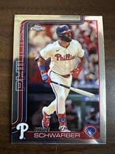 2025 Topps Chrome Kyle Schwarber #31 Base Card Phillies MVP buyback ?