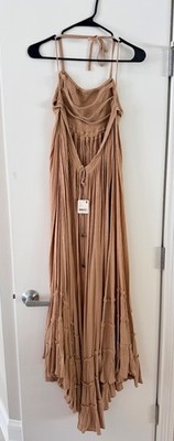 maxi red backless dress Elyna Slinky Halter Maxi Dress - Deep Red