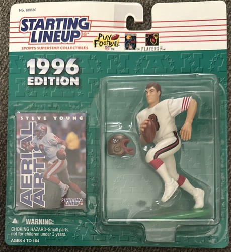 Startaufstellung Steve Young 1996 Edition San Francisco 49ers Actionfigur Neu - Bild 1 von 3