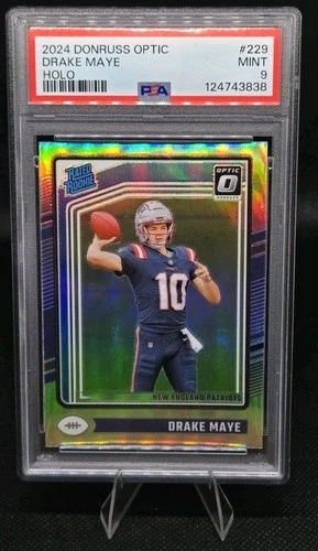 2024 PANINI DONRUSS OPTIC HOLO #229 DRAKE MAYE ROOKIE RC PSA 9