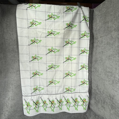 Funda de almohada vintage 1980 Martex Kermit the Frog tamaño estándar Muppets algodón EE. UU. - Imagen 2 de 9