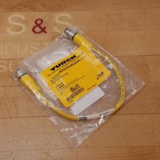 Turck RKC4T-0.3-RSC4T/S1328, U-82508 Cordset, 0.3 M, 4 Pin Male/4 Pin Female