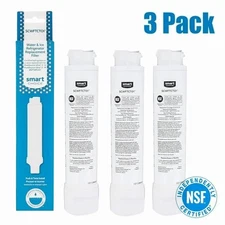 Smart Choice SCWFTCTO1 Replacement for Eptwfu01 Refrigerator Water Filter 3 PACK