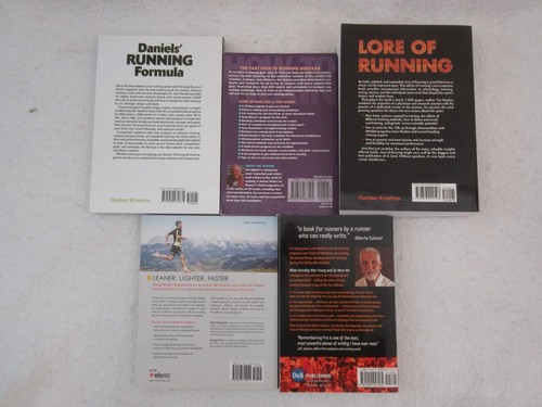 Lot of 5 RUNNING Daniel's Formula How to Train Lore of Racing Weight Cookbook - Picture 2 of 5