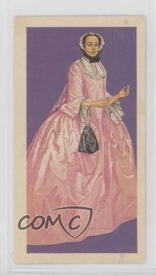 1967 Brooke Bond British Costume Tea Lady's Day Dress about 1750 #23 0f3j