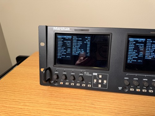 Marshall Orchid OR-503 Triple Rackmountable 1.5G SDI Dual 8" LCD Monitor - Picture 7 of 13