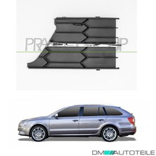 Stoßstangen Gitter Blende vorne rechts verchromt für Skoda Superb II 3T4 3T5