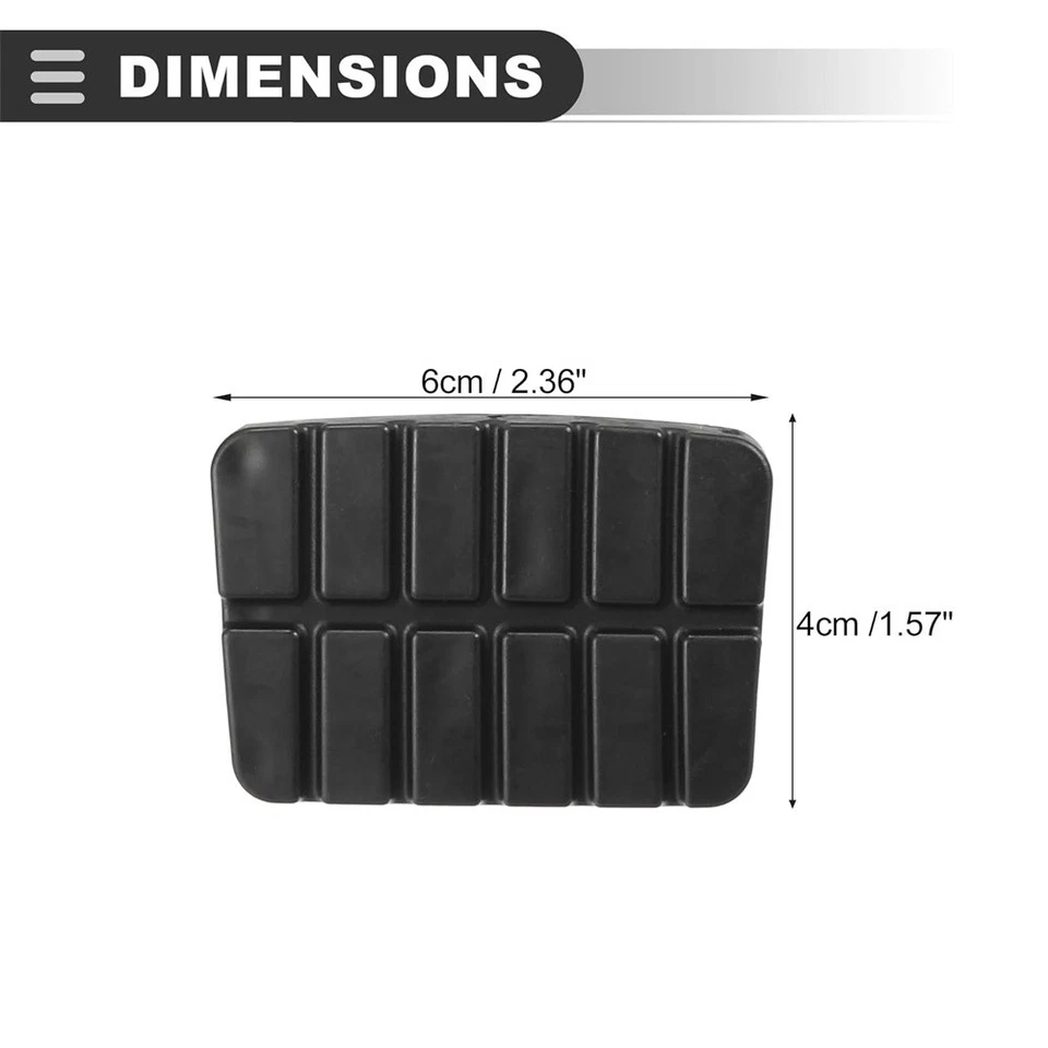 Embrague y pedal de freno de goma 2 piezas 46531M3000 para camioneta Nissan D21 Sentra 720 Foto 2 de 4
