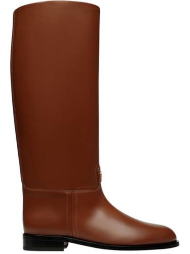 Bally Hollie 6304745 Women's Cuero Leather Knee-High Boots MSRP $1500 - Picture 3 of 4