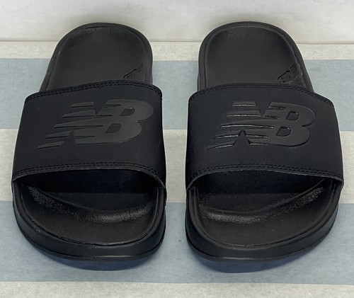 NEW Women’s New Balance NB 200 Slide Sandal US 7 Logo Black Comfort Walking - Picture 3 of 4