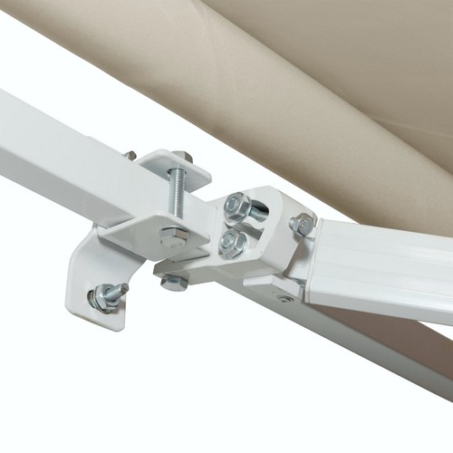 Outsunny Tenda da Sole Avvolgibile con Apertura a Manovella 360x250cm Crema - Foto 10 di 10