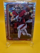 Nick Bosa 2025 Topps Chrome Football Pulsar Refractor #264 - 49ers