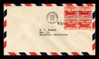 US COVER AIR MAIL 6C FIRST DAY ISSUE SCOTT C39 BLOCK UNCACHETED