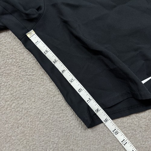 Nike Shorts Herren L schwarz Laufen Gym Fitness Performance Kordelzüge Swoosh - Bild 4 von 8