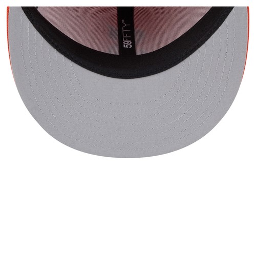 Men's-New Era Orange Syracuse Mets Authentic Collection 59FIFTY Fitted Hat - Picture 5 of 6