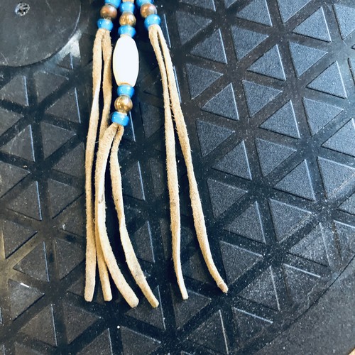Vintage Choker Halskette Armband Ohrringe Set Knochen Haarpfeife Indianer SCHÖNHEIT! - Bild 7 von 24