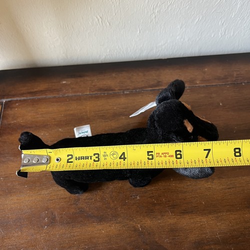 Peluche Jellycat Pequeño Freddie Salchicha Perro 7" Negro Dachshund Cachorro FR6SD - Imagen 5 de 5