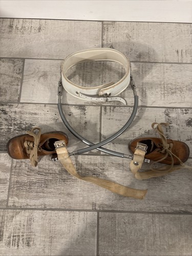 Vintage Antique Science Medical Polio Leg Braces For Toddler  - Picture 5 of 7