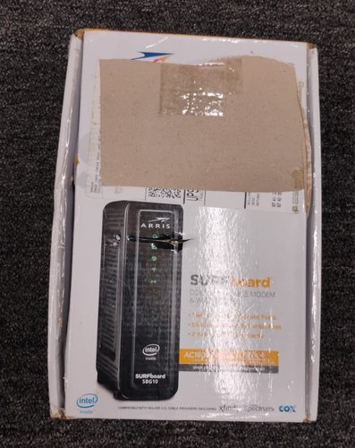 ARRIS SURFboard SBG10 DOCSIS 3.0 16 x 4 Gigabit Cable Modem/AC1600 Wi-Fi - M1 - Picture 1 of 3