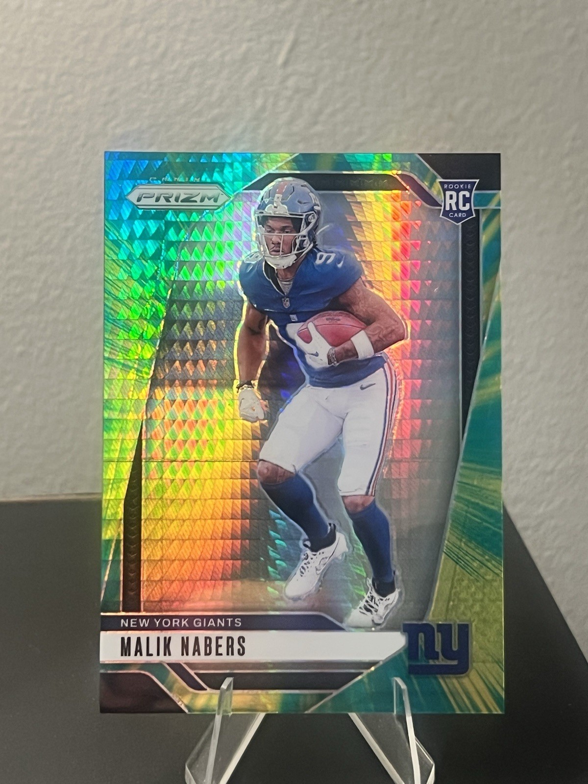 2024 Panini Prizm - Rookies Malik Nabers #370 Hyper Prizm /180 (RC)