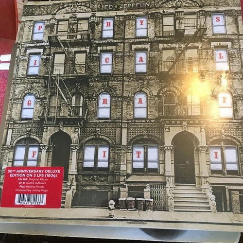 LED ZEPPELIN PHYSICAL GRAFFITI TRIPLE VINYL 3LP RECORD SEALED 50 ANNIVERSARY