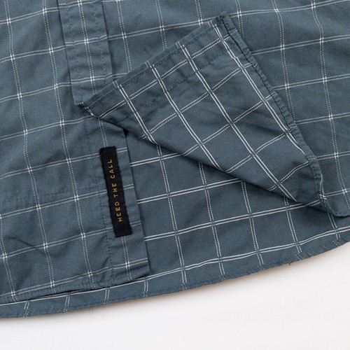 Howler Bros Pearl Snap Hemd Herren Large blau kariert Western Pearl Kurzarm - Bild 5 von 17
