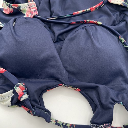 Lace Up Back One-Piece Swimsuit for Women Sexy Backless Swimwear Size S - Picture 6 of 7