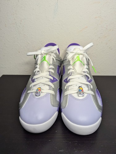 Air Jordan Retro 6 G NRG Golf Shoes MEN'S SIZE 10 Silver/Purple FD0205-055 Nike - Picture 3 of 8